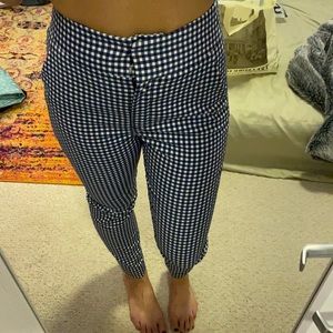 Zara gingham pants,never worn. Really nice!